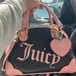 🩷 Juicy Couture Herit Age Dome Satchel Crossbody Handbag